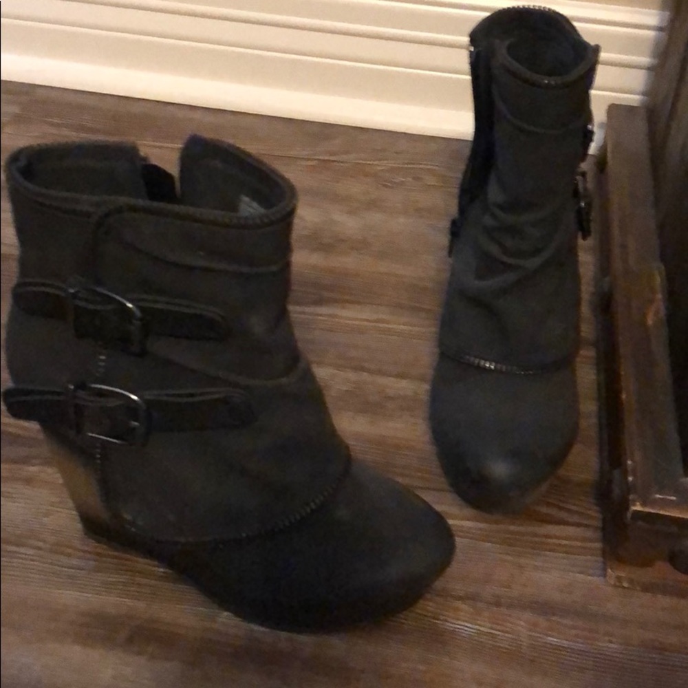 Black booties